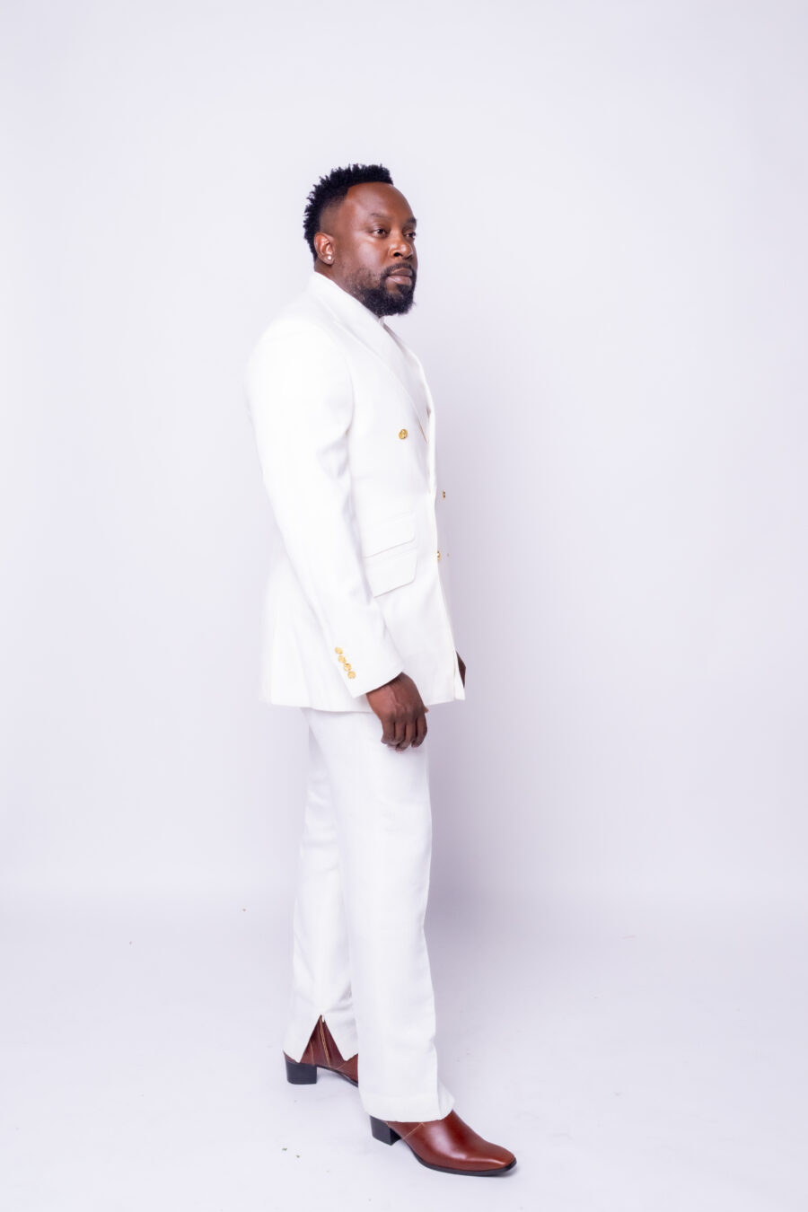 White Luxe Suit - Image 5