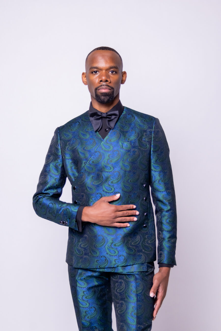 Midnight Paisley Tuxedo - Image 3