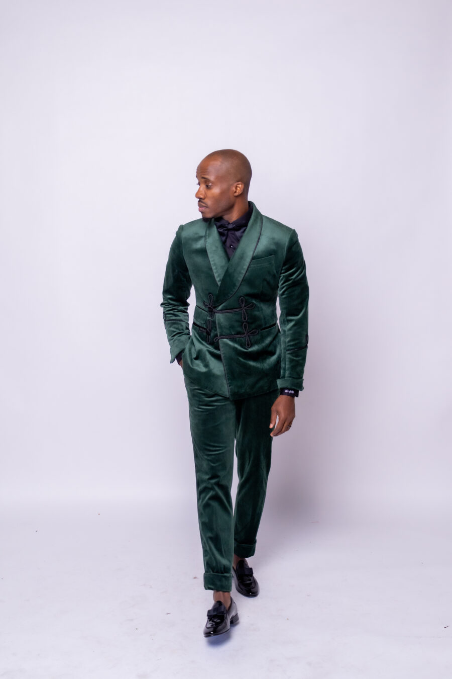 Emerald Velvet Suit - Image 3