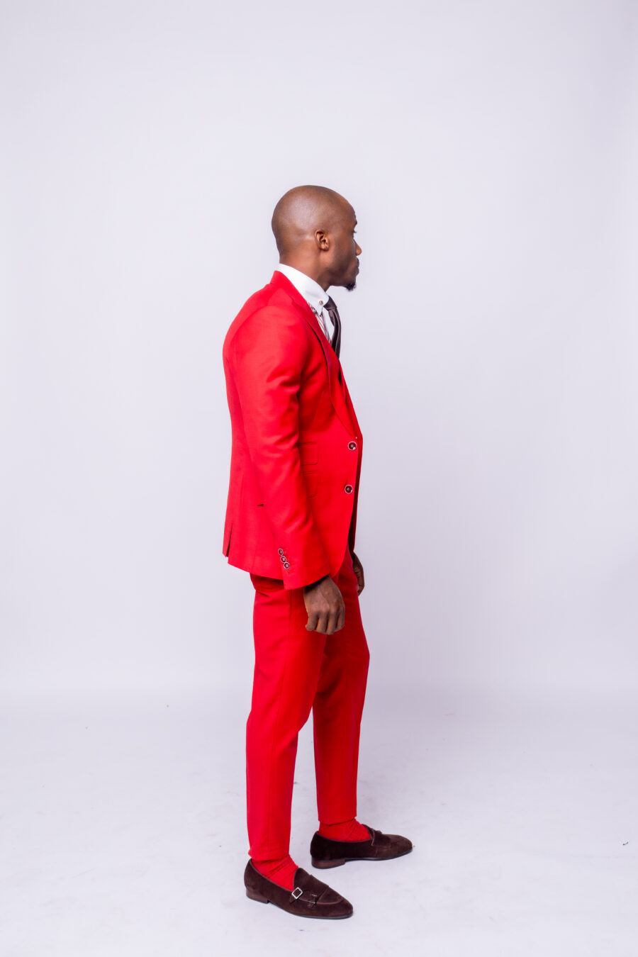 Red Classic Suit - Image 2