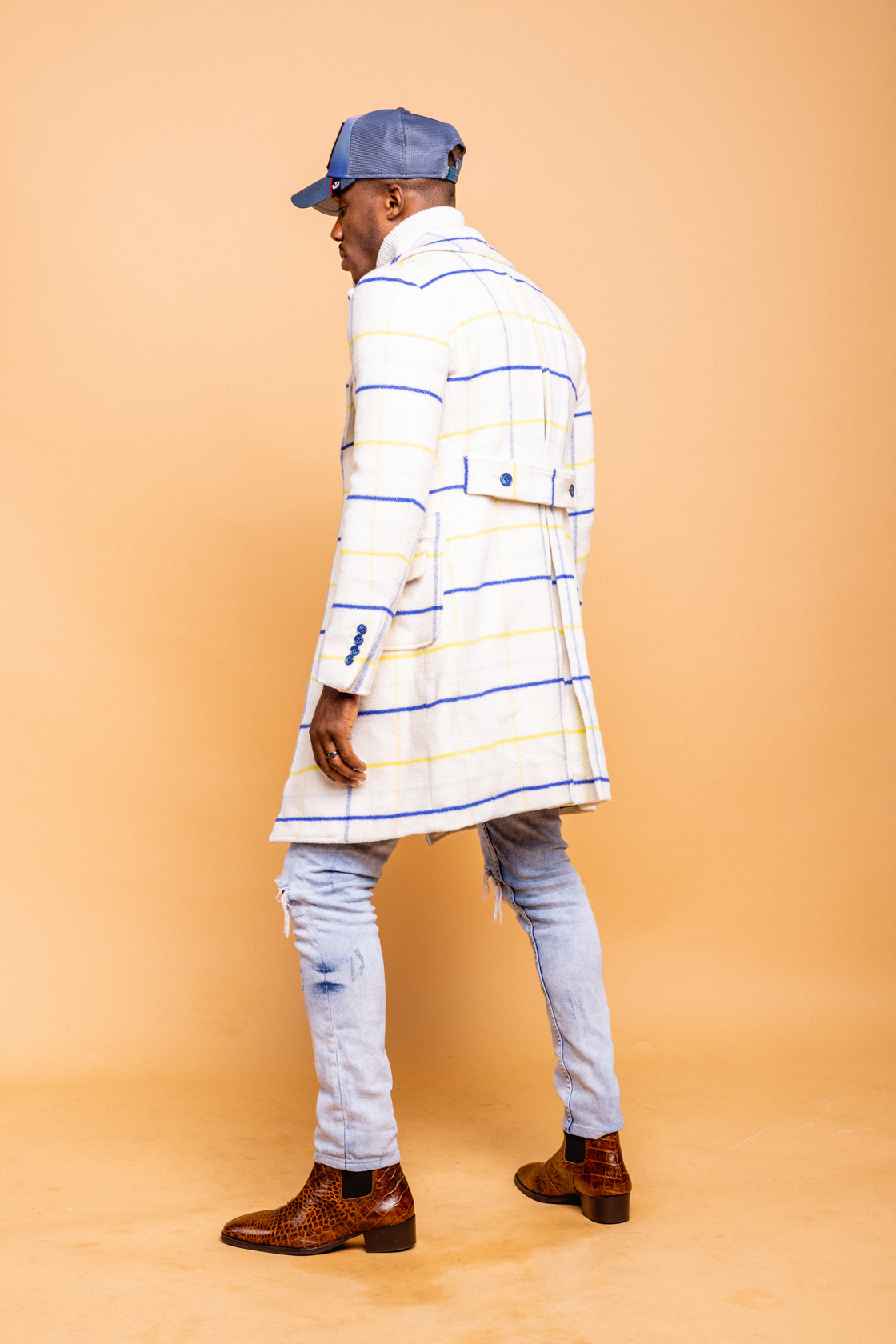 Charming check Jacket - Image 4
