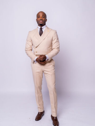 Sandstone Double-Breasted Suit